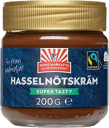 Hasselnötscreme Ekologisk