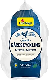 Gårdskyckling Fryst ca 1375g Kronfågel