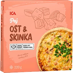 Ost & skinkpaj Fryst 220g ICA