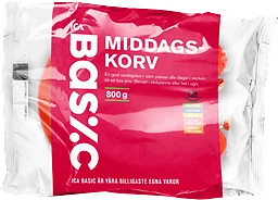 Middagskorv 800g ICA Basic