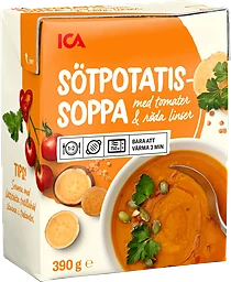 Sötpotatissoppa 390g ICA