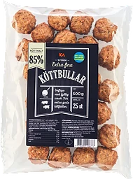 Köttbullar Extra fina 85% Kötthalt 500g ICA