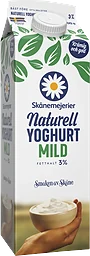Yoghurt Mild Naturell 3% 1l Skånemejerier