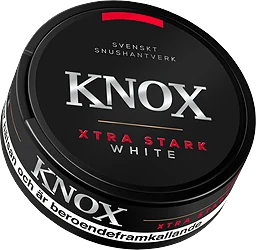 Portionssnus Extra stark Vit 19,2g  Knox