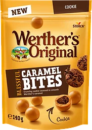 Godis Blissful Bites Chocolate Cookie 140g Werthers original