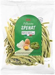 Pasta Fettuccine Spenat Färsk 250g ICA