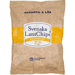 Chips Gräddfil & Lök 200g Svenska Lantchips