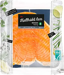 Lax Kallrökt skivad