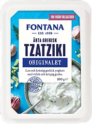 Tzatziki Äkta Grekisk Orginalet 350g Fontana