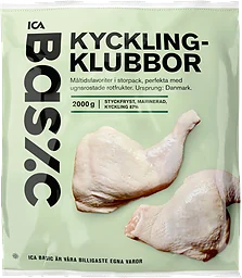 Kycklingklubba 2kg ICA Basic