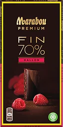 Chokladkaka Premium Raspberry Dark 100g Marabou