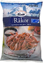 Räkor med Skal Frysta 1kg Polar Seafood