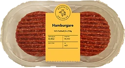 Hamburgare Färska 4-p 452g Hacksta Köttdisk