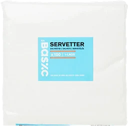 Servett Vit 33cm 100-p ICA Basic