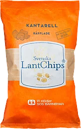 LantChips Kantarell Räfflade 200g LantChips