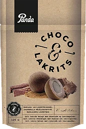 Godis Choco & lakrits 120g Panda