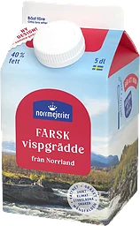 Vispgrädde 40% 5dl Norrmejerier