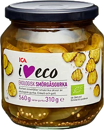 Gurka Skivad Gammaldags Ekologisk 310g ICA I love eco