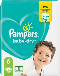 Blöjor Baby-Dry Strl 6 13-18kg 39-pack