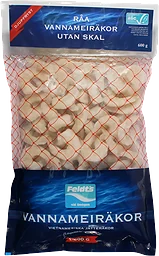 Vannameiräkor Rå Utan Skal Asc 31/40 Fryst 600g Feldt's