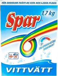 Tvättmedel Vittvätt 48 Tvätt 1,7kg SPAR