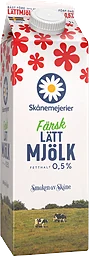 Lättmjölk Färsk 0,5% 1l Skånemejerier