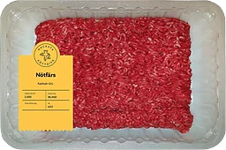 Nötfärs Färsk 12% import ca 2kg Hacksta Köttdisk