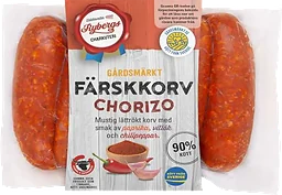 Färskkorv Chorizo Lättrökt Gårdsmärkt