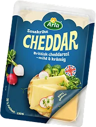 Cheddar ost skivad 150g Arla