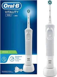 Eltandborste Vitality 100 White CA Oral-B
