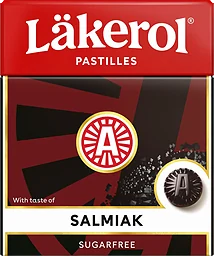 Halstabletter Salmiak 25g Sockerfri Läkerol