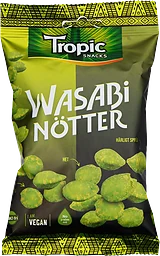 Wasabi Nötter 145g Tropic Snacks