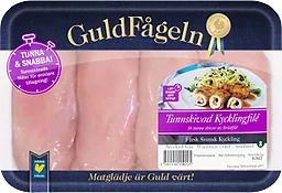 Kycklingfilé tunnskivad ca 600g Guldfågeln