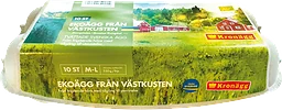 Ägg från Västkusten M/L Ekologisk 10-p Kronägg