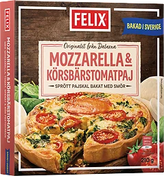 Paj Mozzarella & körsbärstomat