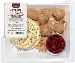 Viltbullar Västerbottensmos Kantarell lingon 400g ICA Selection