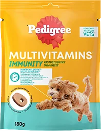 Hundsnacks Multivitamin Immunity Kyckling 180g Pedigree