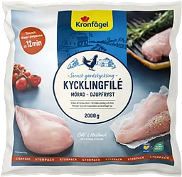Kycklingfilé Fryst 2kg Kronfågel