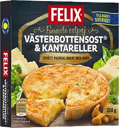 Ostpaj Västerbottensost & Kantareller Fryst 210g Felix