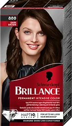 880 Mörkbrun Hårfärg 1-p Brilliance Schwarzkopf