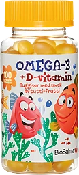 Omega 3 + D-Vitamin Tuggisar Barn 100-p BioSalma