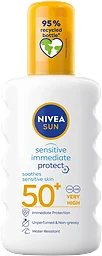 Solskydd Sensitive Immediate Protect Soothing Spray SPF50+ 200ml Nivea Sun