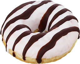 Minidonut White Choco Stripe