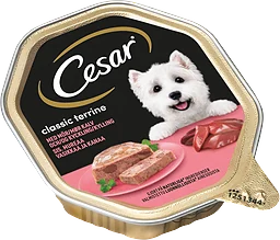 Kalv&kyckling Classic Terrine Hundmat Våt