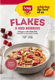 Flakes & red berries glutenfri 300g Schär