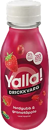 Drickkvarg Yalla! Jordgubb & Granatäpple Laktosfri 0,3% 350ml Yalla®