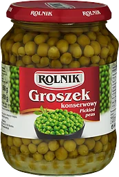 Gröna ärtor 690g Rolnik