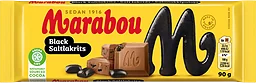Chokladkaka Black Saltlakrits 90g Marabou