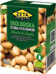 Stora Bönor Vita Ekologisk 380g Zeta