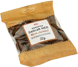 Dadlar Choklad Kärnfria 130g ICA